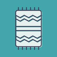 Beach Towel Vector Icon