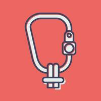 Carabiner Vector Icon