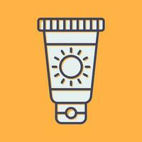 Sun Cream Vector Icon