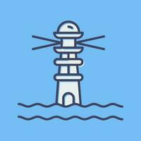 Lighthouse Vector Icon