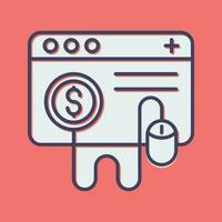 Pay Per Click Vector Icon