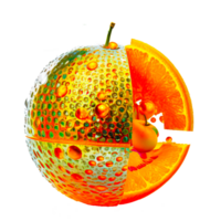 ai generatief oranje fruit illustratie png