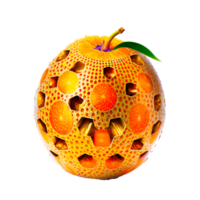 ai generativo laranja fruta ilustração png