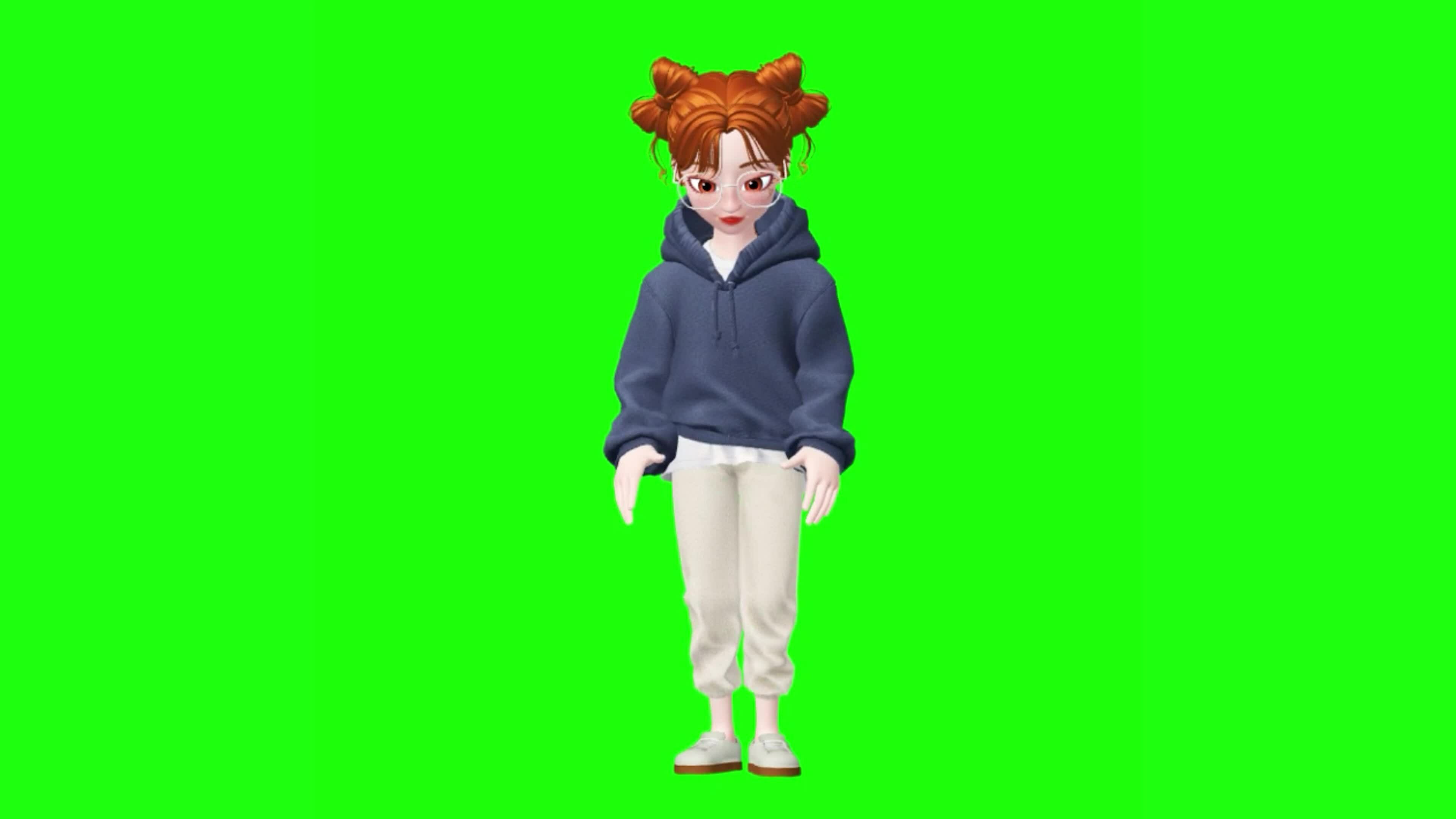 Roblox character “green screen”