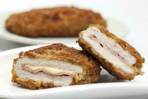 Cordon Bleu in a white dish photo