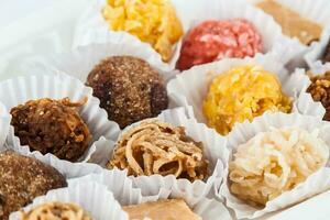 Assorted traditional sweets from Cartagena de Indias photo