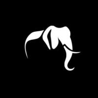 Elephant Minimalism - High Quality Vector Logo - Vector illustration ideal for T-shirt graphic