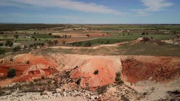 Flying Over A Mine In The Desert video