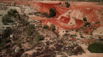 Flying over the desert by the rocky mountains video