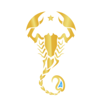 Gold Scorpion icon png clipart free