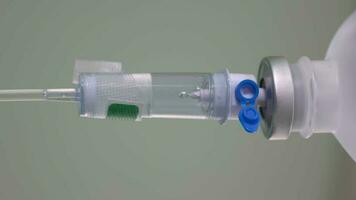 Saline tubes for treating patients video