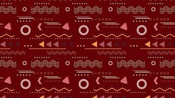 Circle animation geometric pattern loop, modern abstract background. video