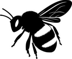 abeja - minimalista y plano logo - vector ilustración
