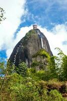 Monolithic stone mountain at Guatape, Colombia photo