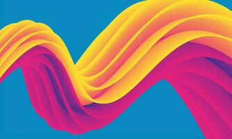 vector, illustration, colorful, card, summer, background, abstract, cartoon, wave photo