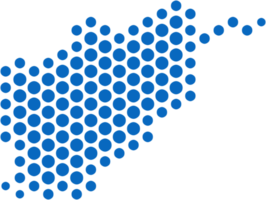 circulo forma Afganistán mapa. png