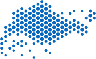 circle shape singapore map. png