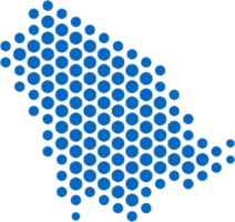 círculo forma saudita arábia mapa. png