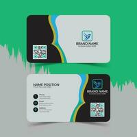 Professional Business Card Design Layout. vector