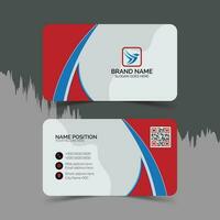 Vector creative modern professional business card template design