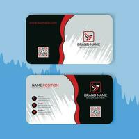 Elegant realistic business card design. vector