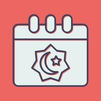 Islamic Calendar Vector Icon