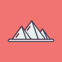 Pyramid Vector Icon