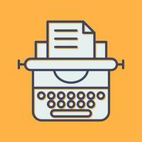 Typewriter Vector Icon