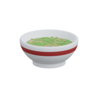 3d illustration of indonesian food es cendol icon png