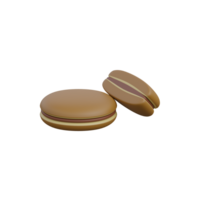 3d illustration of japanese food dorayaki icon png