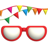 ilustración 3d. Gafas de sol icono. verano. para diseño. png