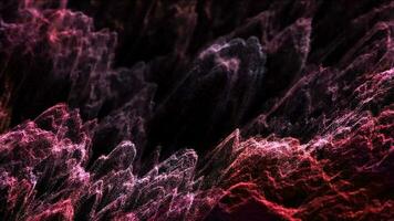 Nebula Cloud Dust Red And Blue Sky Stars 3D Movement video