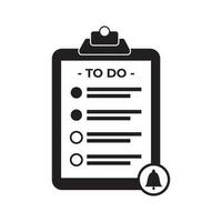 Abstract Vector To Do List Icon Design Template