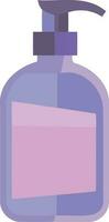 plastic container for liquid hand soap vector