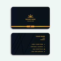 Luxury business card design vector