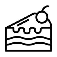 Cake Slice Icon Design vector