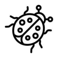 Ladybird Icon Design vector