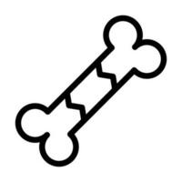 Bone Icon Design vector