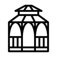 Gazebo Icon Design vector