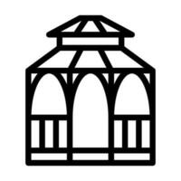 Gazebo Icon Design vector