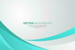 Modern wavy business style background vector