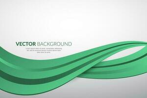 Modern wavy business style background vector