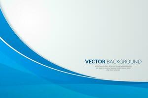 Modern wavy business style background vector