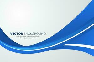 Modern wavy business style background vector