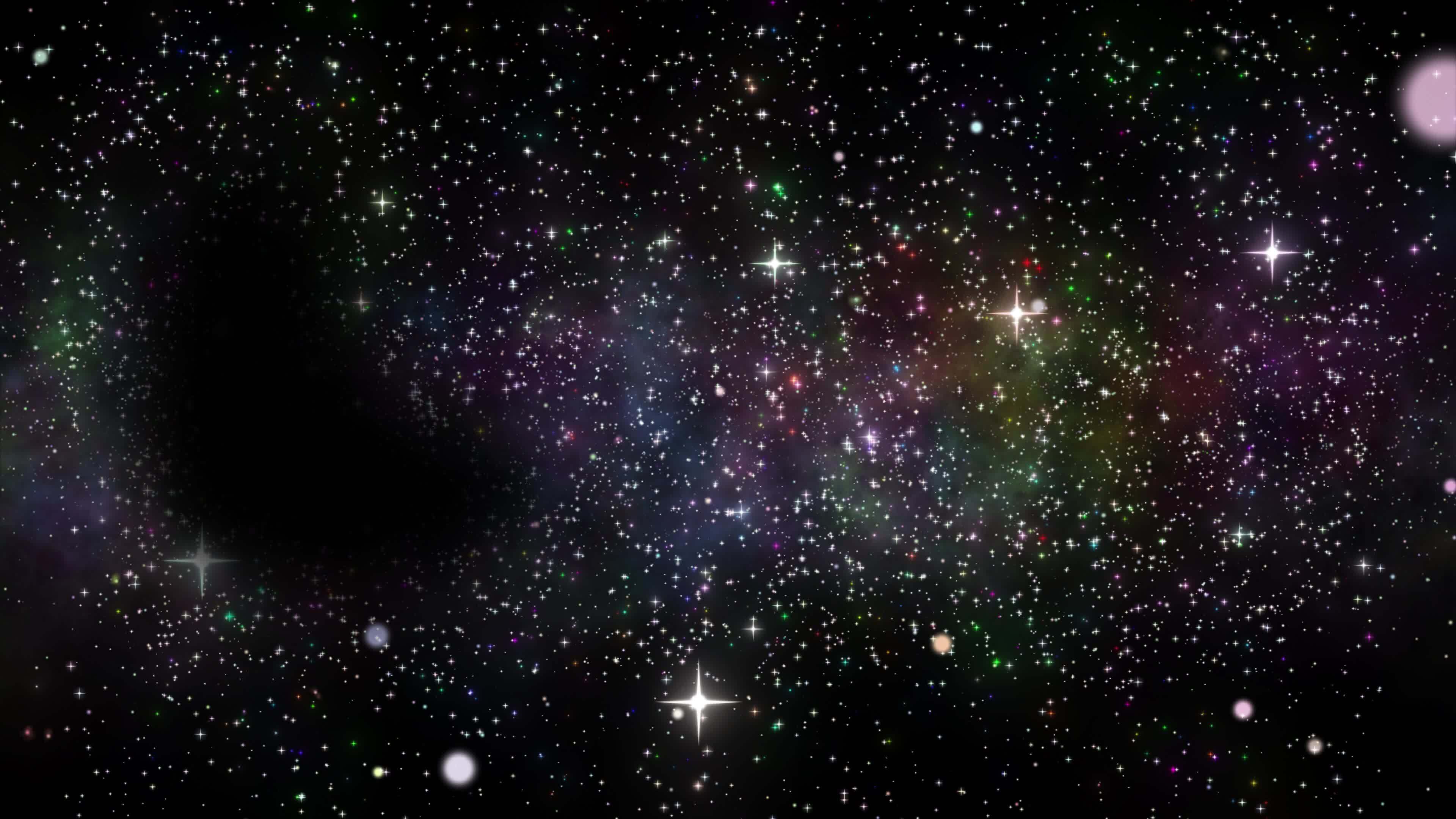 Blank Space In Space, Dark Energy In Space. Empty Hole In Space, Gap In