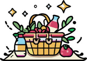 picnic png graphic clipart design