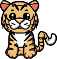 tigre png gráfico clipart diseño