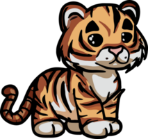 tijger PNG grafisch clip art ontwerp