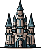 castle png graphic clipart design