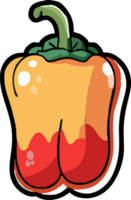 bell pepper png graphic clipart design